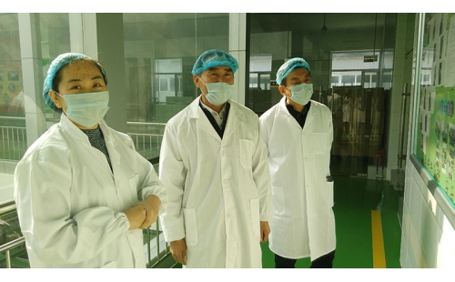 銀川市金鳳區(qū)工業(yè)集中區(qū)黨工委書記張勝利一行蒞臨公司參觀、調(diào)研