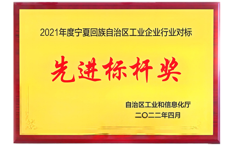 2021年度寧夏回族自治區(qū)工業(yè)企業(yè)行業(yè)對標先進標桿獎